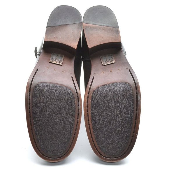 Frye Lynn Strap Short Leather Moto Chelsea Boot 6 M New - Picture 5 of 6